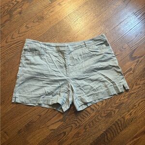 White House Black Market Green Women's Shorts